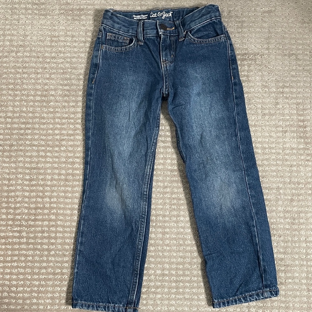 Cat & Jack Blue Straight Leg Jeans